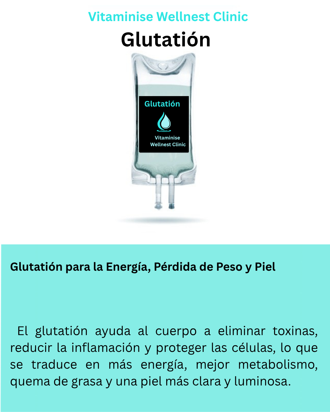 Intravenous (IV) therapy ,Glutathione